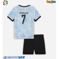 Maglie da calcio Portogallo Cristiano Ronaldo #7 Seconda Maglia Bambino Europei 2024 Manica Corta (+ Pantaloni corti)
